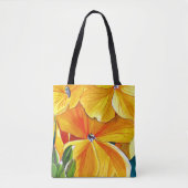 Blume der Gelbblume Tasche (Vorderseite)