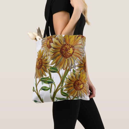 Blume der glücklichen Sonne Tasche (Von Nahem)