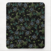 Blume der grünen Erde Mousepad (Vorne)