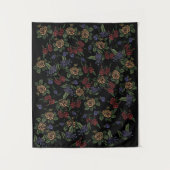 Blume der grünen Erde Wandteppich (Vorderseite)