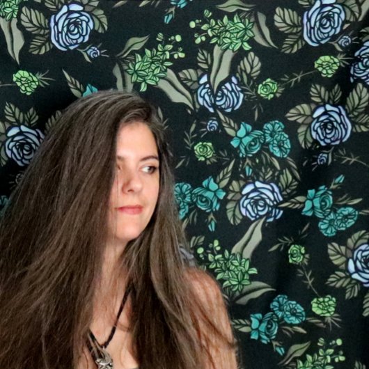 Blume der grünen Erde Wandteppich