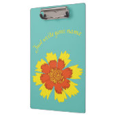 Blume der Gürtelrose Klemmbrett (Links)