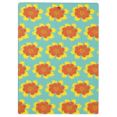 Blume der Gürtelrose Klemmbrett (Rückseite)