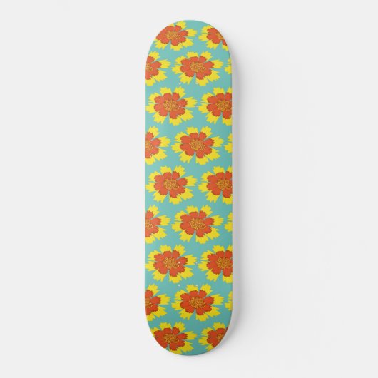 Blume der Gürtelrose Skateboard (Vorderseite)