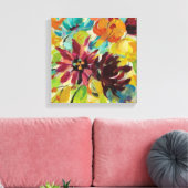 Blume der Herbstfreude Leinwanddruck (Insitu (Wohnzimmer))