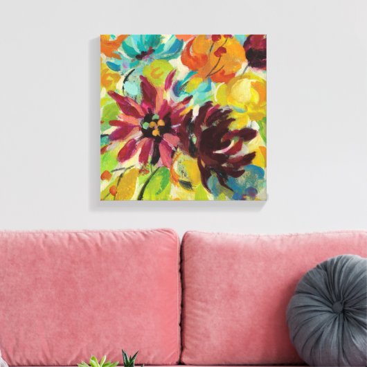 Blume der Herbstfreude Leinwanddruck (Insitu (Wohnzimmer))