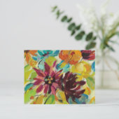 Blume der Herbstfreude Postkarte (Stehend Vorderseite)