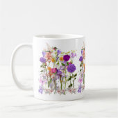 Blume der Herz-Tasse Kaffeetasse (Links)