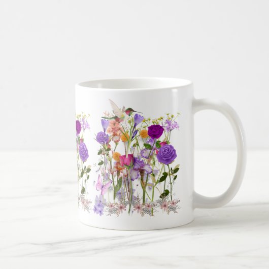 Blume der Herz-Tasse Kaffeetasse (Rechts)