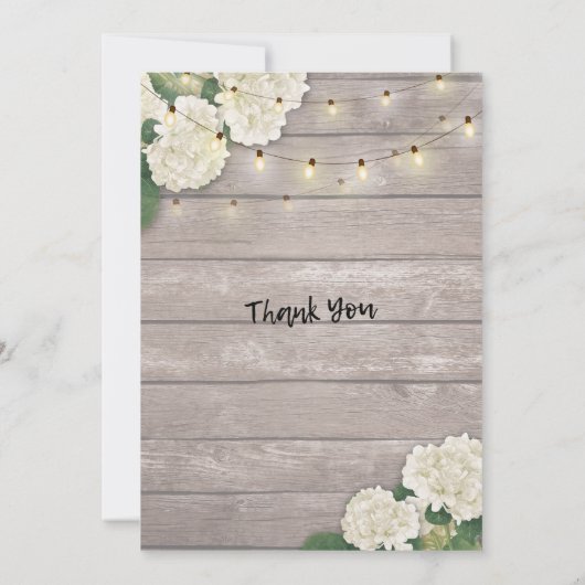 Blume der Hochzeitstag-Anhänger Einladung (Rückseite)