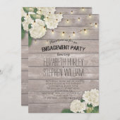 Blume der Hochzeitstag-Anhänger Einladung (Vorne/Hinten)