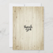 Blume der Hochzeitstag-Anhänger Einladung (Rückseite)