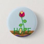 Blume der Hoffnung aus Samen Button (Vorderseite)