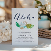 Blume der Insel | Aloha Wedding Welcome Dinner Einladung