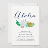 Blume der Insel | Einladung der Aloha-Gruppe (Vorderseite)