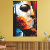 Blume der Introspektion Leinwanddruck (Insitu (Wohnzimmer))
