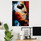 Blume der Introspektion Poster (Heimbüro)