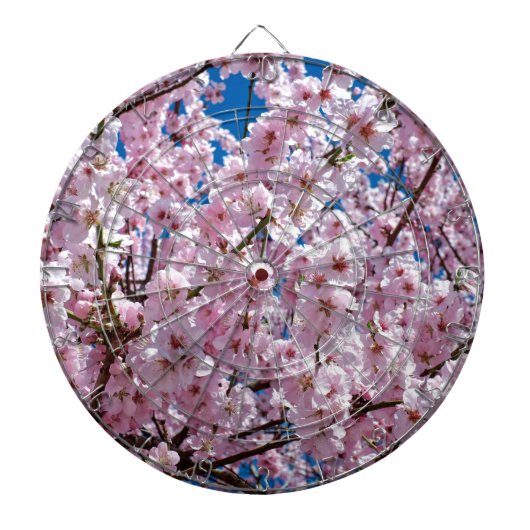 Blume der Japanischen Kirsche Dartscheibe (vorne)