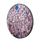 Blume der Japanischen Kirsche Dartscheibe (Vorderseite rechts)