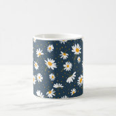 Blume der klassischen Yellow White Daisy Kaffeetasse (Mittel)