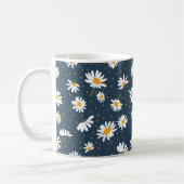Blume der klassischen Yellow White Daisy Kaffeetasse (Links)