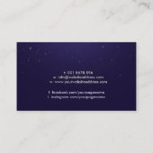 Blume der Kristallheilung Visitenkarte (Rückseite)