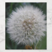 Blume der Kronleuchter Weinflaschen Weinetikett (Einzelnes Label)