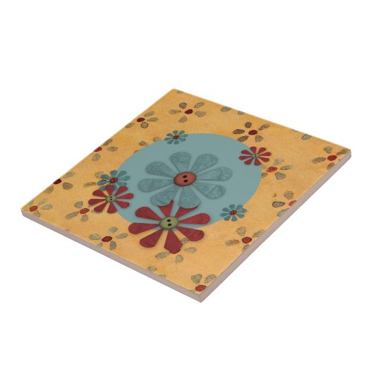 Blume der Länderschaltflächen Fliese (Seite)