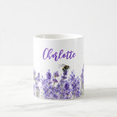 Blume der Lavendel Kaffeetasse (Mittel)