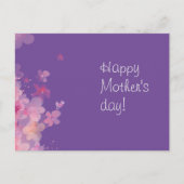 Blume der Lavendel wünscht Postcard Postkarte (Vorderseite)