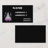 Blume der Leben chakra Göttin-Geschäftskarte Visitenkarte (Vorne/Hinten)