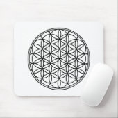 Blume der Leben-einfachen heiligen Geometrie Mousepad (Mit Mouse)
