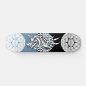 Blume der Leben-Zone Skateboard (Horizontal)