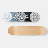 Blume der Leben-Zone Skateboard (Horizontal)