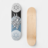 Blume der Leben-Zone Skateboard (Vorderseite)