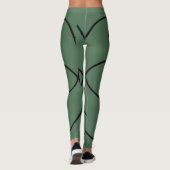 Blume der Lebensbedingungen Leggings (Rückseite)