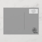 Blume der Liebe (Henna) (Silber/Effekt) Postkarte (Rückseite)
