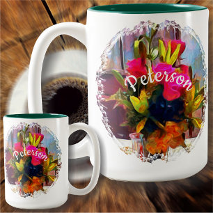 Blume der Liebe PM0001 Zweifarbige Tasse