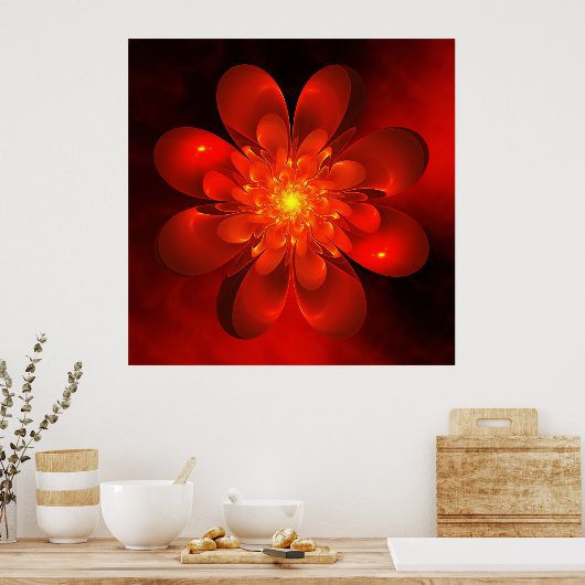 Blume der Liebe (Poster) Poster (Küche)