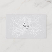 Blume der Life Standard Business Card Visitenkarte (Rückseite)