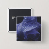 Blume der lila Rose Button (Vorne & Hinten)