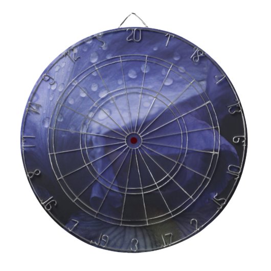 Blume der lila Rose Dartscheibe (vorne)