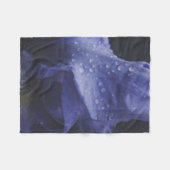 Blume der lila Rose Fleecedecke (Vorderseite (Horizontal))