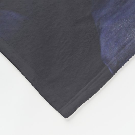 Blume der lila Rose Fleecedecke (Ecke)