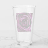 Blume der lila Rose Glas (Rückseite)