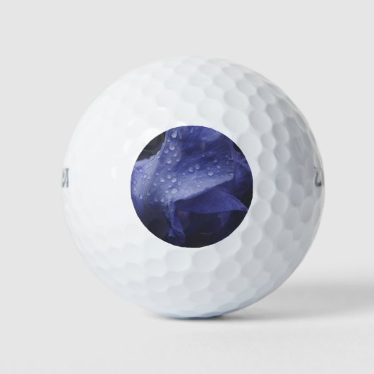 Blume der lila Rose Golfball (Vorderseite)