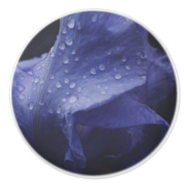 Blume der lila Rose Keramikknauf