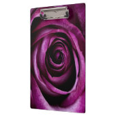 Blume der lila Rose Klemmbrett (Links)