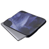 Blume der lila Rose Laptopschutzhülle (Vorne Knopf)