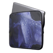 Blume der lila Rose Laptopschutzhülle (Vorderseite Links)